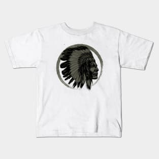 An Indian chief Kids T-Shirt